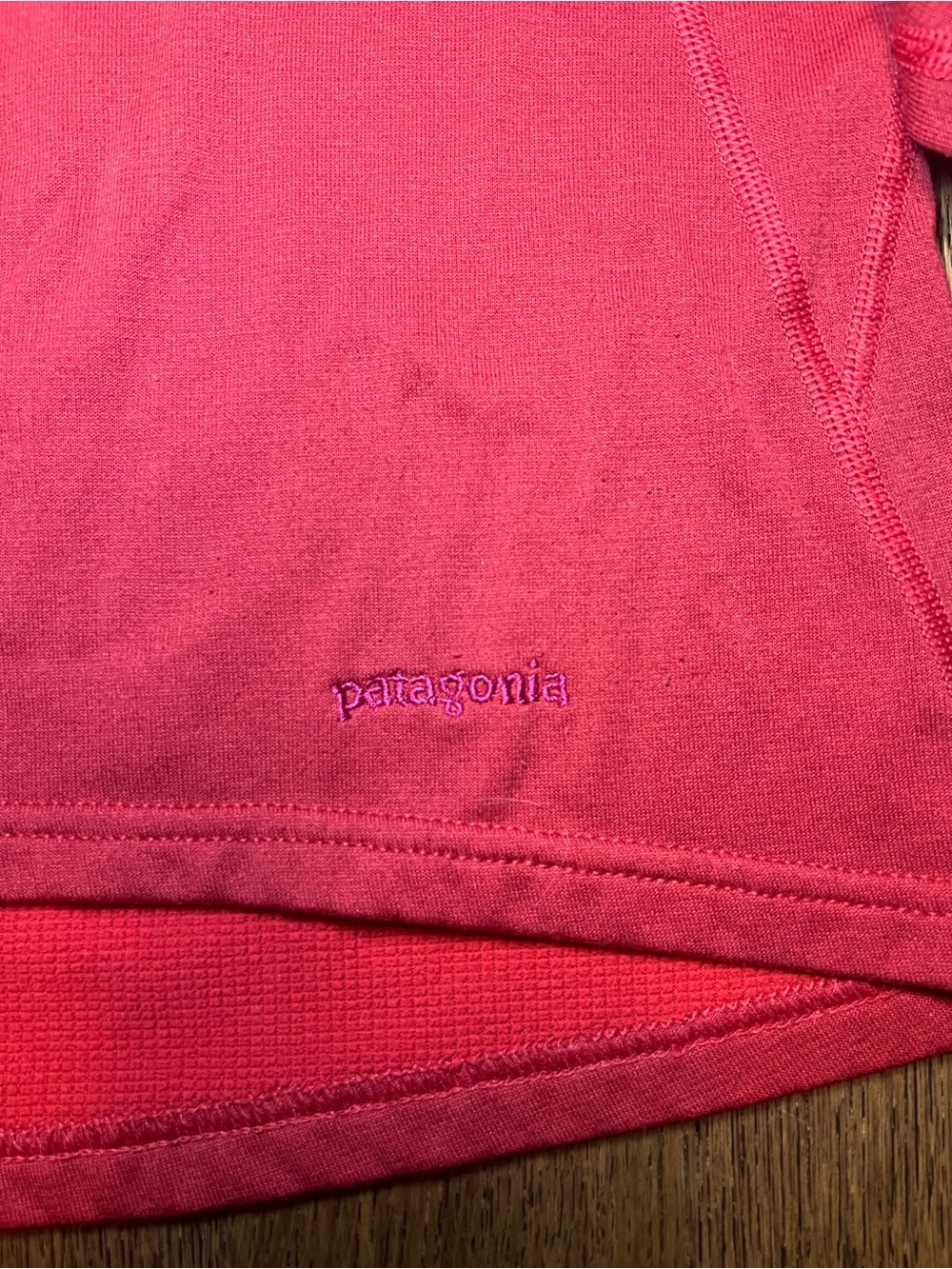 Patagonia Capilene Women’s Large 1/4 Zip Base Layer Pullover Red Women’s Size L - Picture 3 of 8